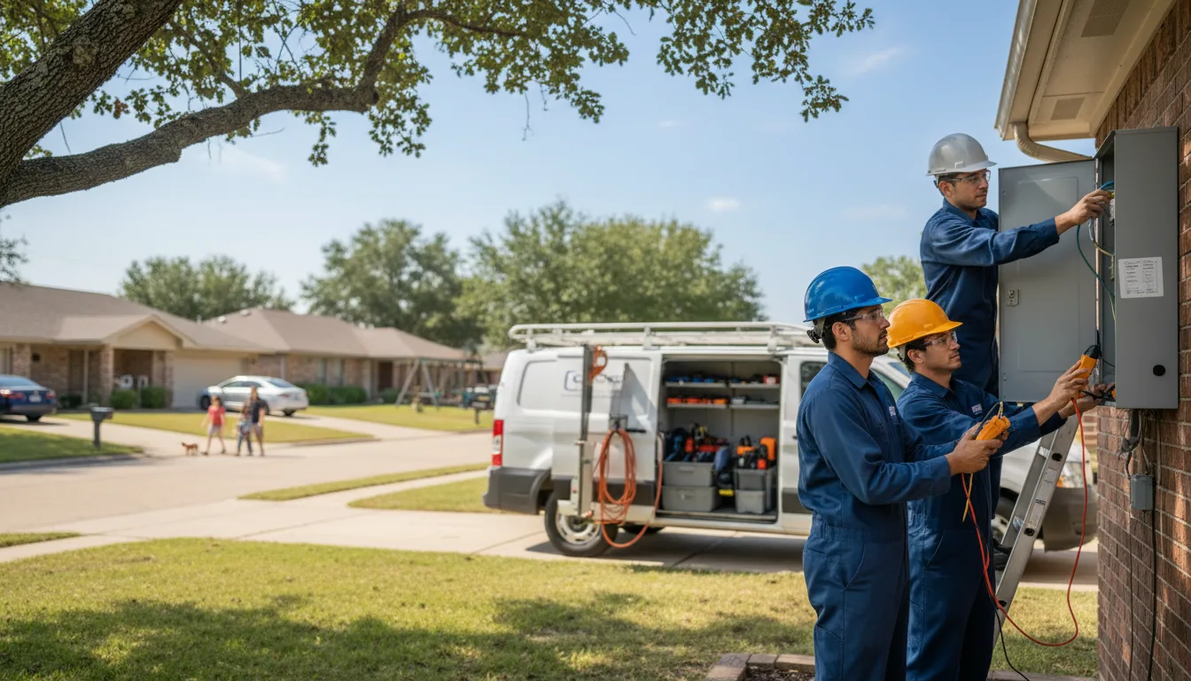 Certified electrician providing emergency electrical services in Alma, MO